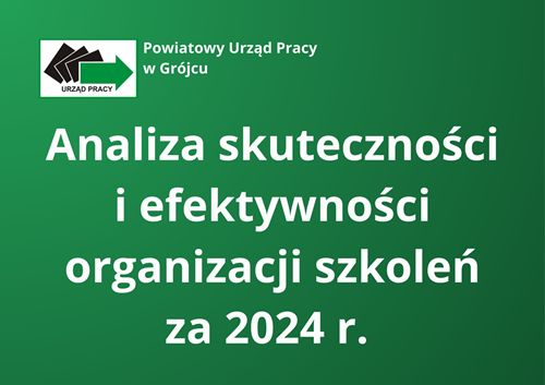 Zdjęcie artykułu Analiza skuteczności i efektywności organizacji szkoleń za 2024 r.
