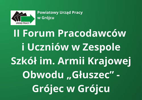 Zdjęcie artykułu II Forum Pracodawców i Uczniów w Zespole Szkół im. Armii Krajowej Obwodu „Głuszec” - Grójec w Grójcu