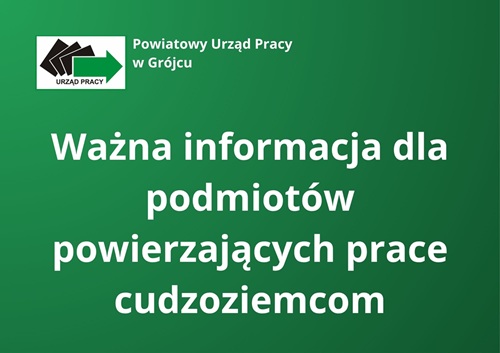 Zdjęcie artykułu Ważna informacja dla podmiotów powierzających prace cudzoziemcom!