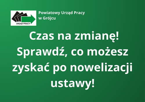 Zdjęcie artykułu Czas na zmianę! Sprawdź, co możesz zyskać po nowelizacji ustawy!
